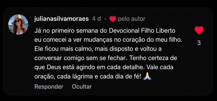 Depoimento Juliana