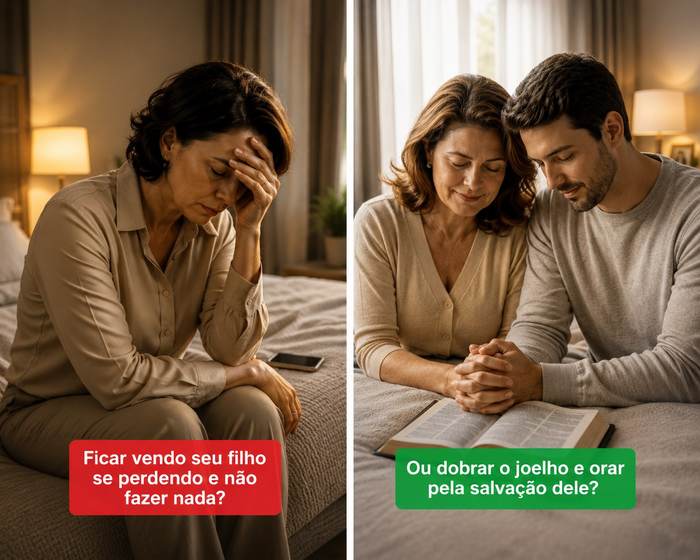 Dilema: sofrer sozinha ou orar com propósito