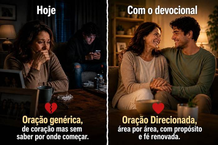 Hoje: oração genérica. Com o devocional: Oração Direcionada