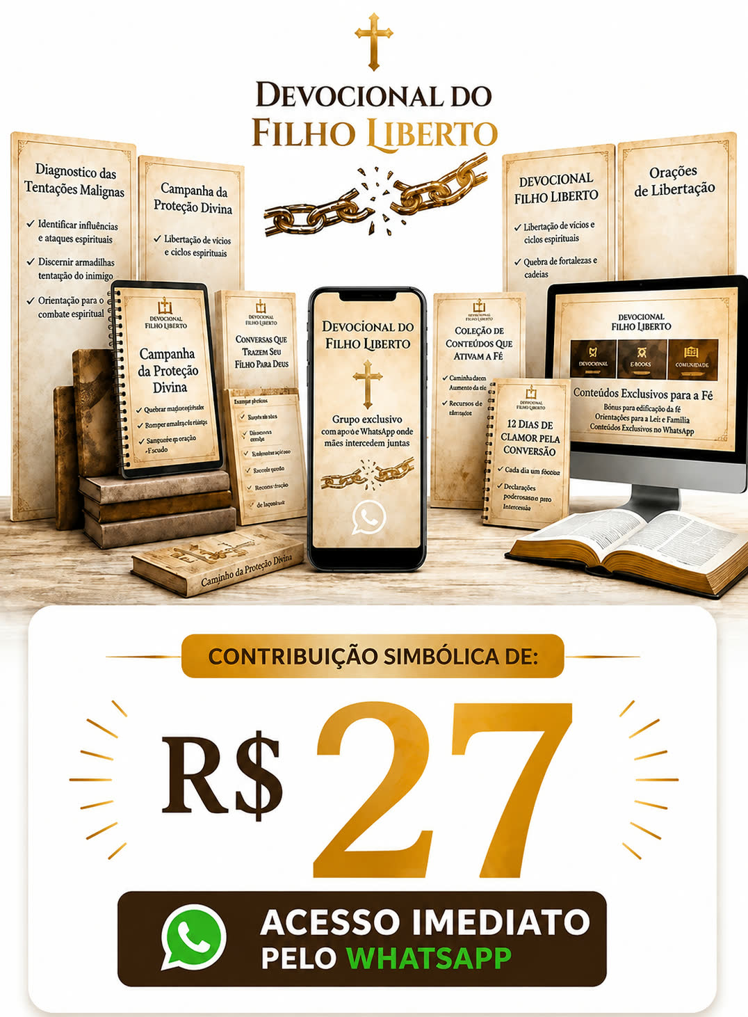 Devocional do Filho Liberto - pacote completo