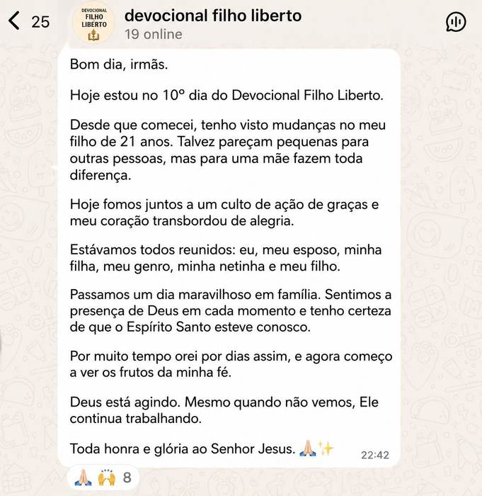 Depoimento do grupo